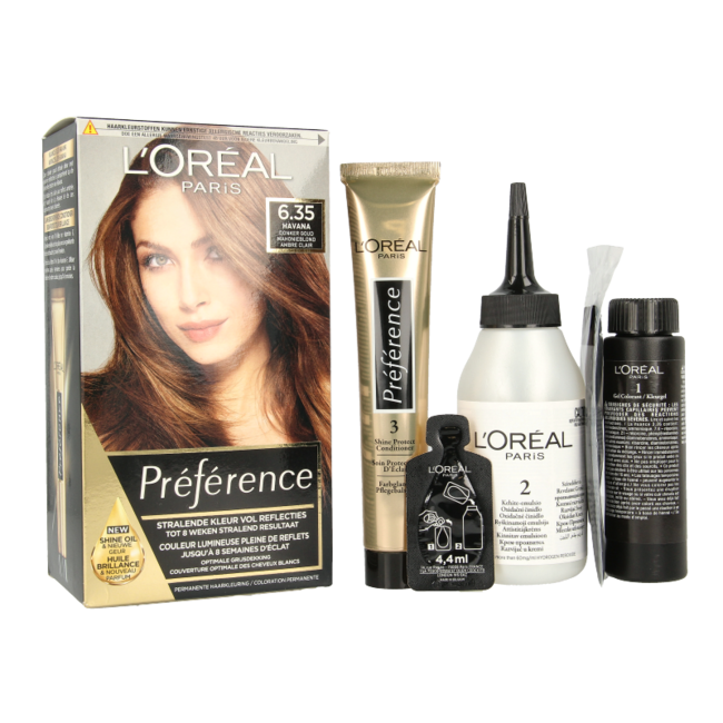 Preference 6.35 Havana biondo mogano dorato scuro 1 Set