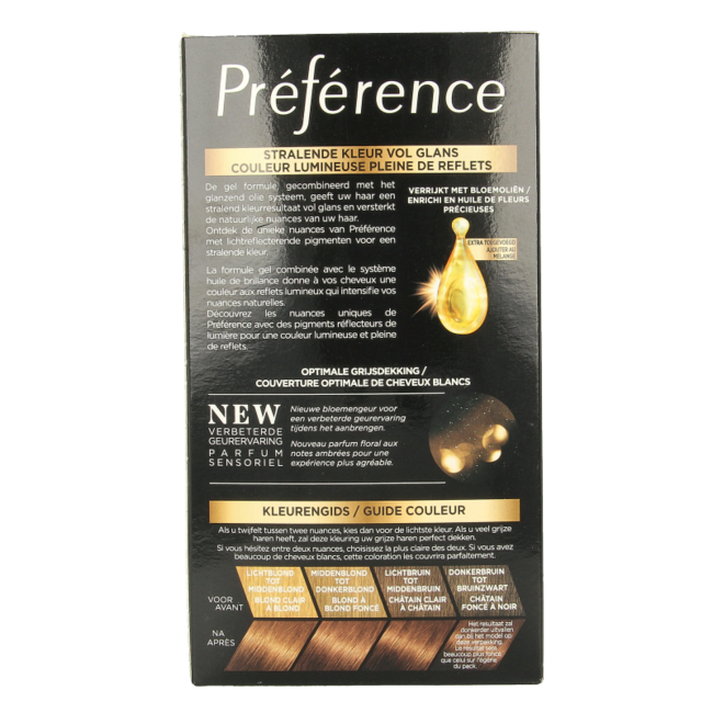 Preference 6.35 Havana rubio oscuro caoba dorado 1,00 set