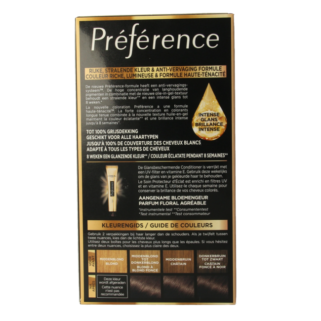 Préférence 03 Brazilia Castaño Oscuro 1 set