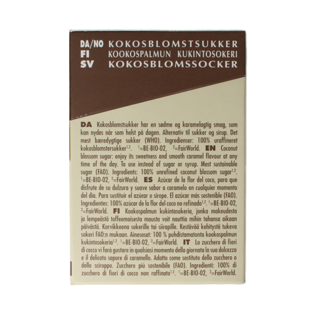 Amanprana Gula Java Brut sticks 50 x 4g organic 200g