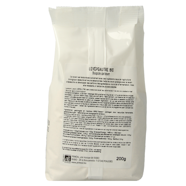 Zuurdesem speltmeel bio 200 Gram