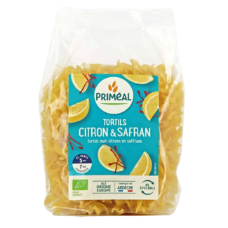 Primeal Primeal Fusilli tortils limón azafrán bio 250 gramos