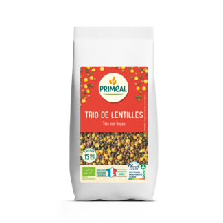 Primeal Primeal Organic Lentil Trio 500 Gram