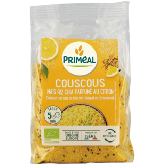 Primeal Primeal Cuscús de maíz, arroz y chía con limón bio 300 Gramos