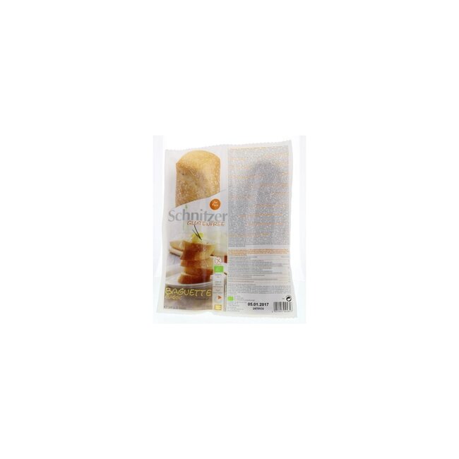 Schnitzer Baguette classic sin gluten bio 360 gramos