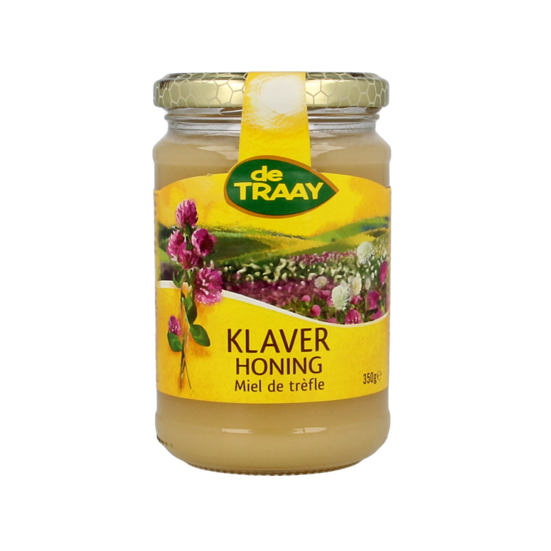 de Traay Klaverhoning creme 350 Gram