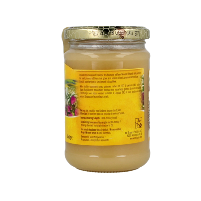 Crema de miel de trébol 350 gramos