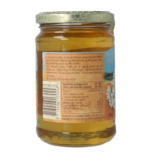 Organic acacia honey 350 Gram