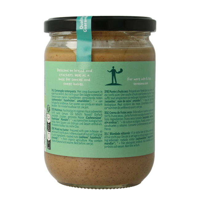 Pasta orzechowa 3 mix bez orzeszków ziemnych bio 500 Gramów