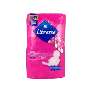 Libresse Maxi Normal mit Flügeln, 14 Stück