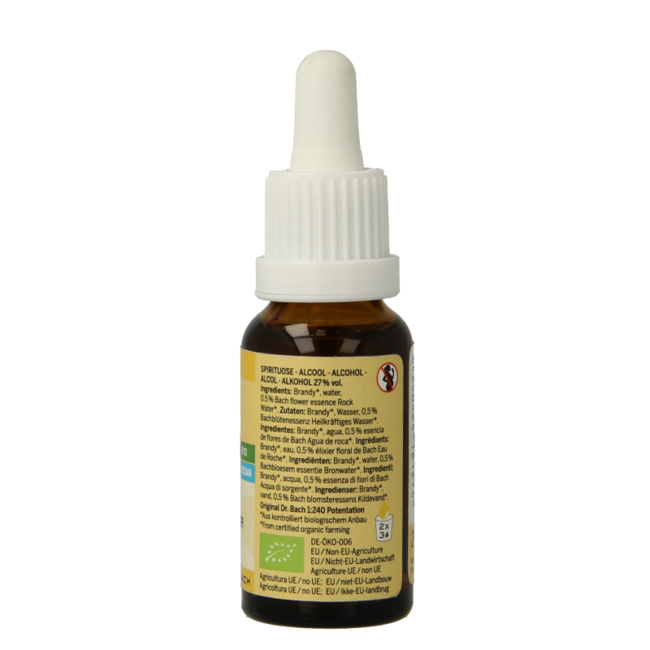 Bach Bloesem Rock water bio 20 mililitros