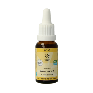 Bach Bloesem Bach Flower Remedies Impatiens Organic 20ml