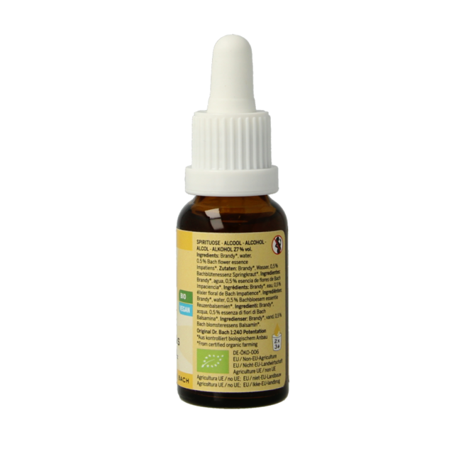 Bach Bloesem remedios florales de Bach impatiens bio 20 mililitros