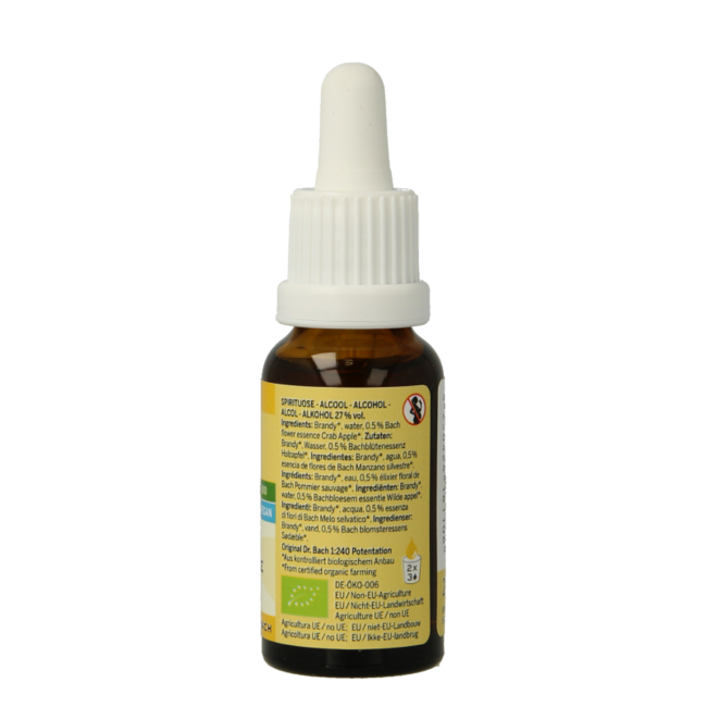 Bach Bloesem Bach bloesemremedies crab apple bio 20 Milliliter