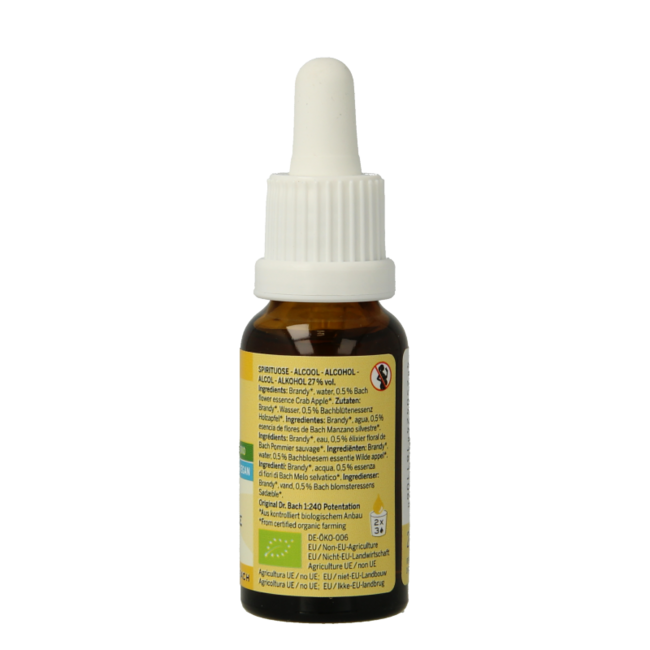 Bach Bloesem Bachblüten-Essenz Crab Apple Bio 20 Milliliter