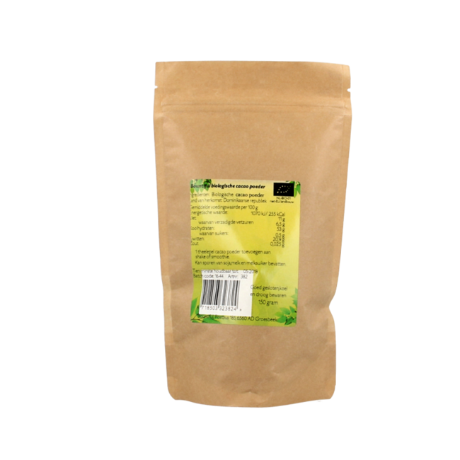 Bountiful Cacao en polvo bio 150 Gramos
