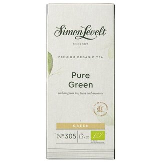 Simon Levelt Té verde puro bio 20 bolsitas