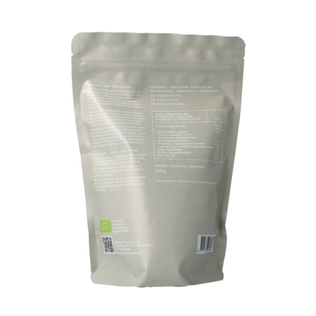 Mattisson Organic Rice Flour 500 Grams
