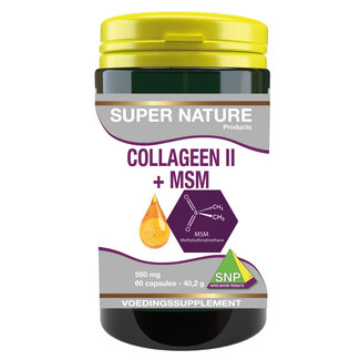 SNP SNP Collagen II + MSM 60 Capsules