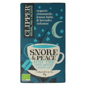 Clipper Snore & peace organic 20 Bags