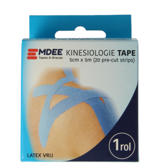 Emdee Nastro Kinesio Emdee blu pretagliato 1 Pezzo