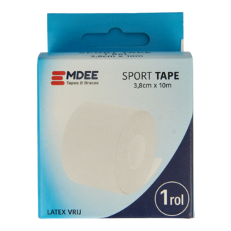 Emdee Taśma sportowa Emdee 3,8 cm x 10 m biała 1 sztuka