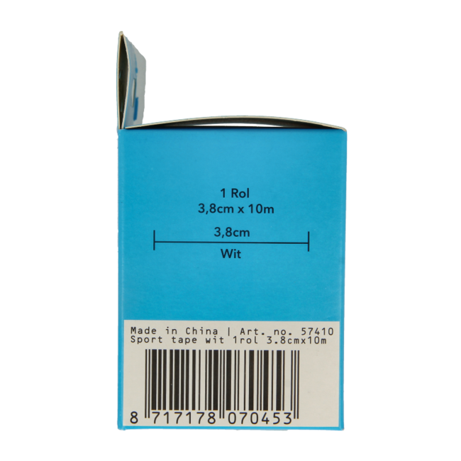 Emdee Sporttape 3,8 cm x 10 m, weiß, 1 Stück
