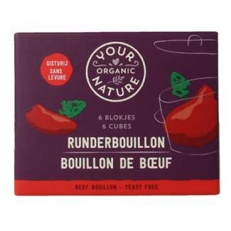 Your Organic Nature Beef bouillon clear yeast-free organic 66 Gram