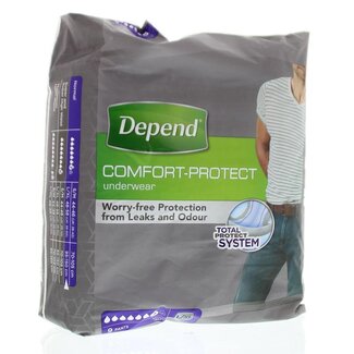 Depend Culottes absorbantes pour hommes taille L/XL 9 pièces