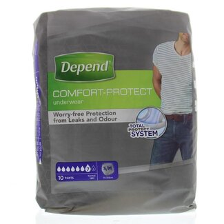 Depend Depend Pants Homme Normal Taille S/M 10 Pièces