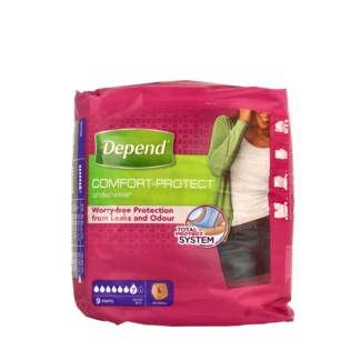 Depend Depend Pants normal rozmiar L, 9 sztuk