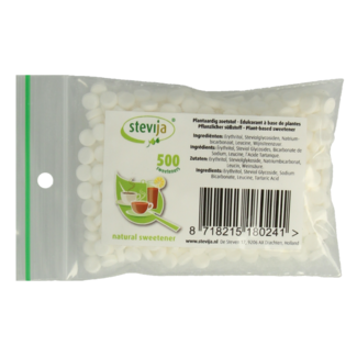 SteviJa SteviJa Stevia edulcorantes bolsa de recarga 500 unidades