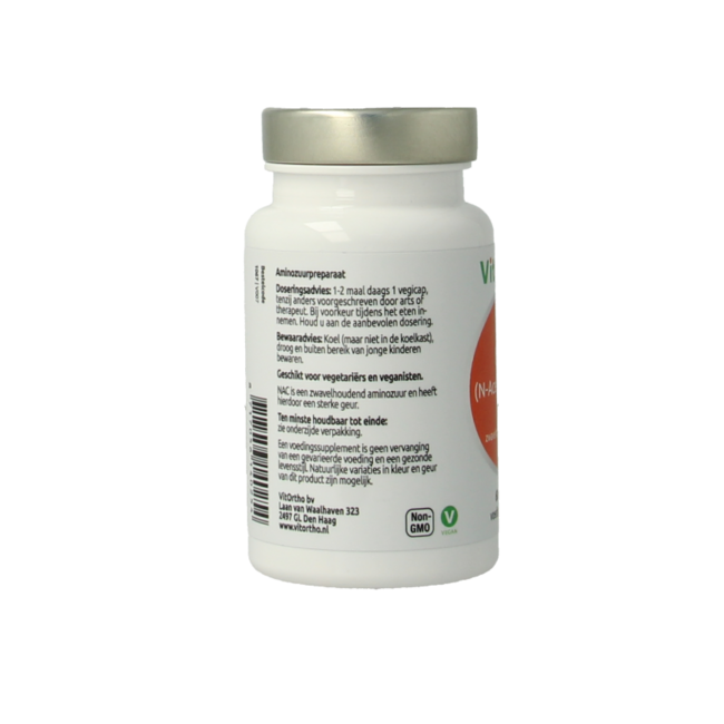 NAC N-Acetyl-Cystein 500 mg 60 vegetarische Kapseln