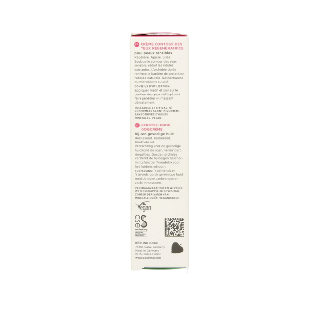 Borlind ZZ Sensitive crema reparadora para ojos 15 mililitros