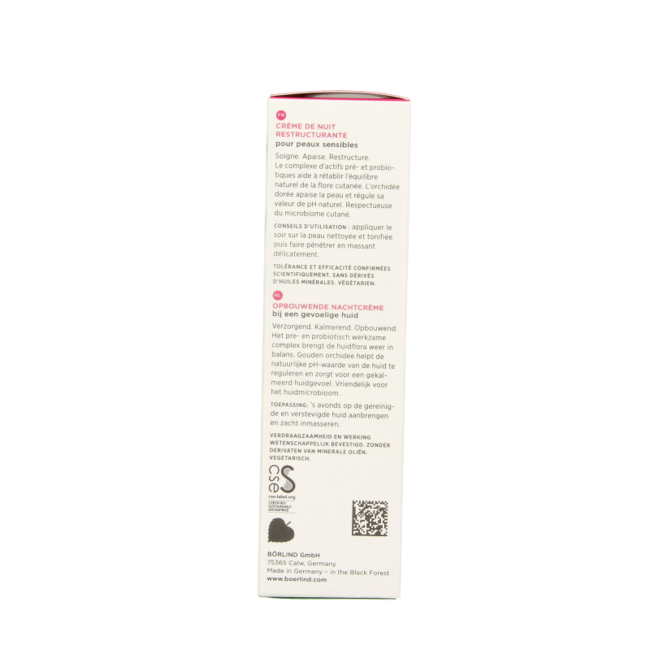 Borlind ZZ Sensitive crema de noche regeneradora 50 ml