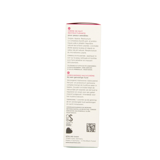 Crema de noche regeneradora Borlind ZZ Sensitive 50 mililitros