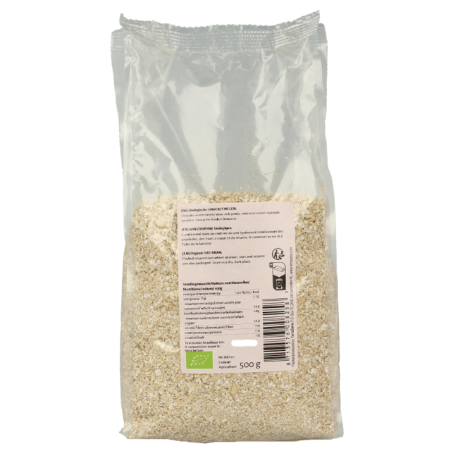 Salvado de avena bio 500 gramos