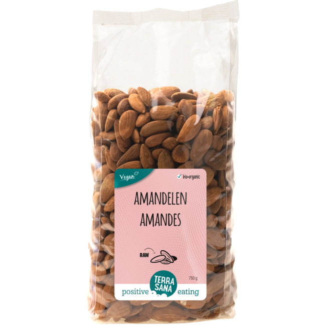 RAW Almendras marrones bio 750 Gramos