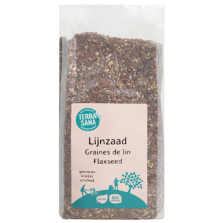 TerraSana RAW semillas de lino trituradas bio 400 gramos