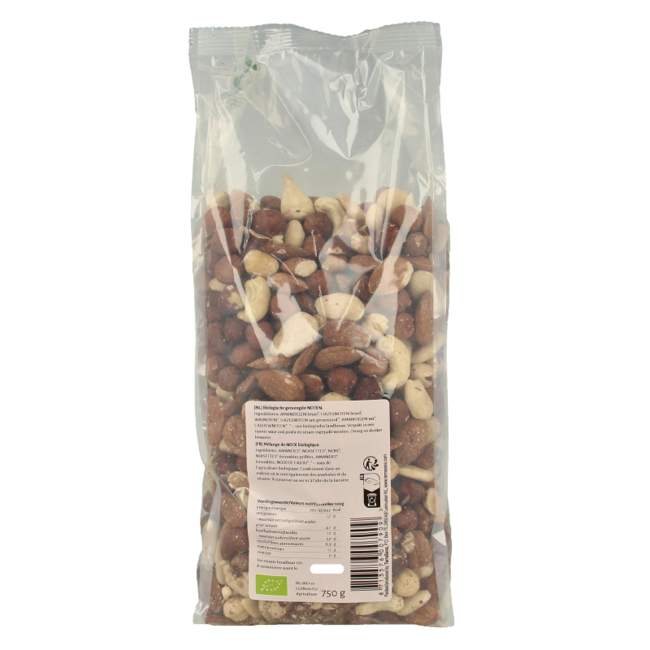 Organic mixed nuts 750g