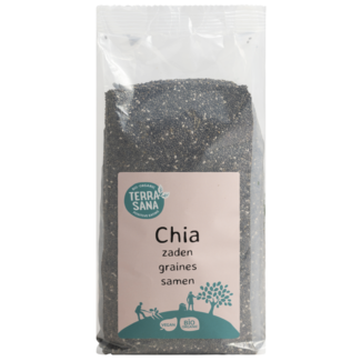 TerraSana TerraSana RAW Semillas de chía negras bio 600 gramos