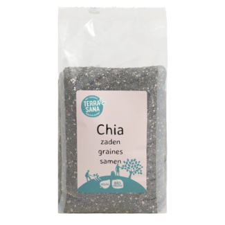 TerraSana TerraSana RAW Organic Black Chia Seeds 300g