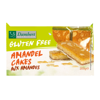 Damhert Damhert Pastelitos de almendra sin gluten 200 Gramos
