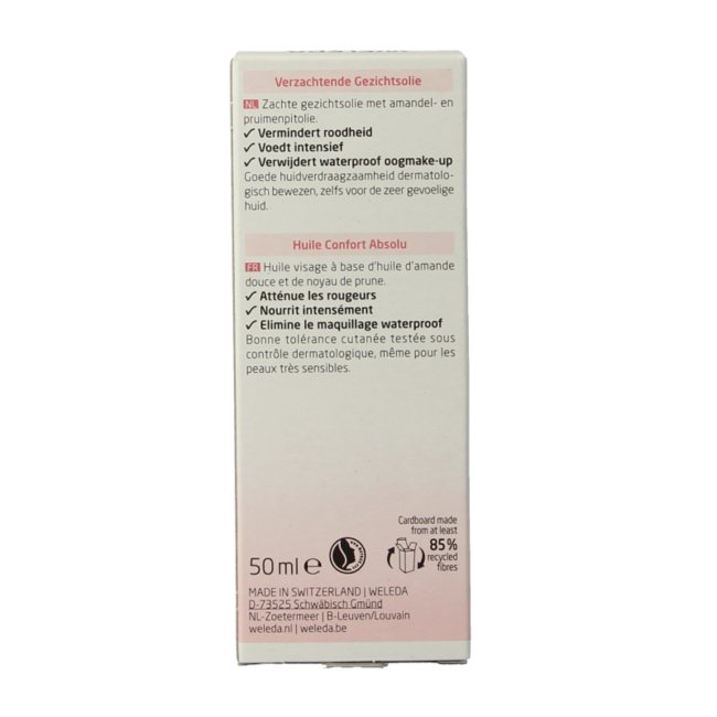 Weleda Amandel verzachtende gezichtsolie  50 Milliliter