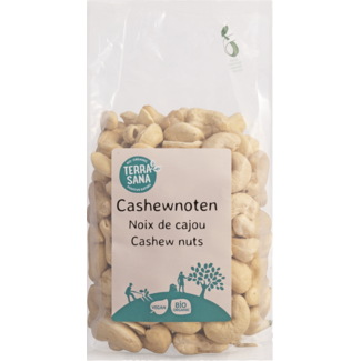 TerraSana TerraSana Cashewnoten ongeroosterd zonder zout bio 250 Gram
