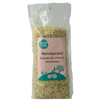 TerraSana RAW Geschälte Hanfsamen, Bio, 500 Gramm