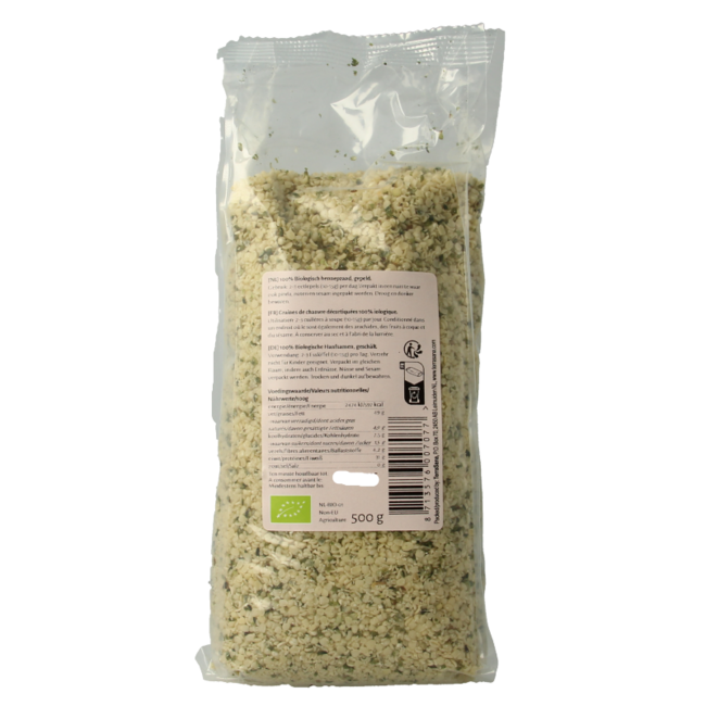 RAW Hanfsamen geschält bio 500 Gramm