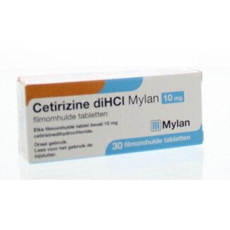 Mylan Mylan Cetirizine diHCl 10mg 30 Comprimidos