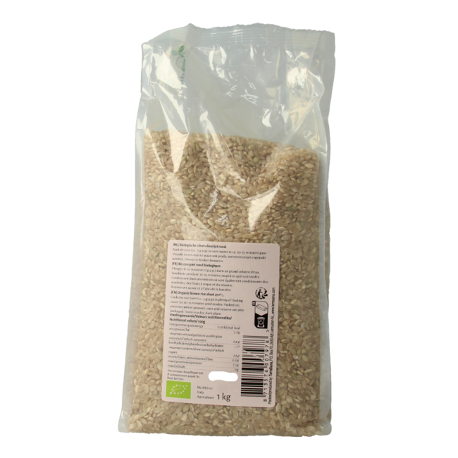 Arroz integral redondo bio 1 kilogramo