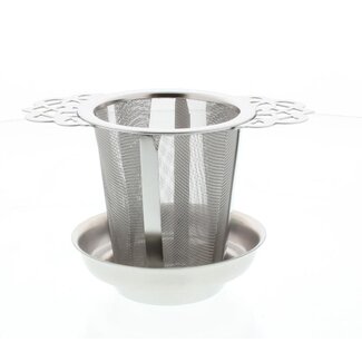 Geels Filtre permanent Geels en inox avec ornement et couvercle, 1 pièce